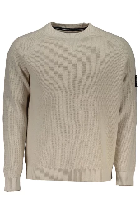 Мъжка блуза -  100% памук - бежово - J30J323412 - Бежов