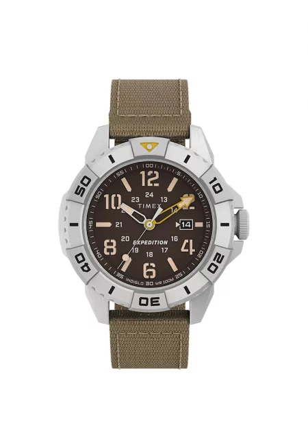 Мъжки часовник  Expedition - Неръждаема стомана/Текстил - Многоцветен - 42 mm