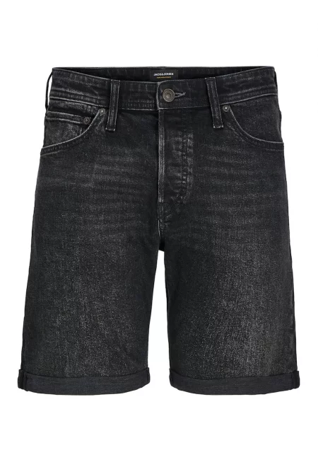 Мъжки дънкови шорти Jack Jones - 12269612 - памук - черен