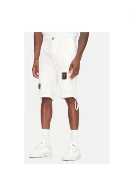 Мъжки къси панталони  251BE041CT1122 - памук - бял - Бял