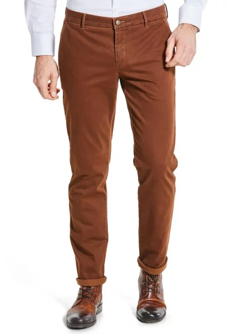 Мъжки панталони -  Ventus 6647 - тухленочервен - Кафяв