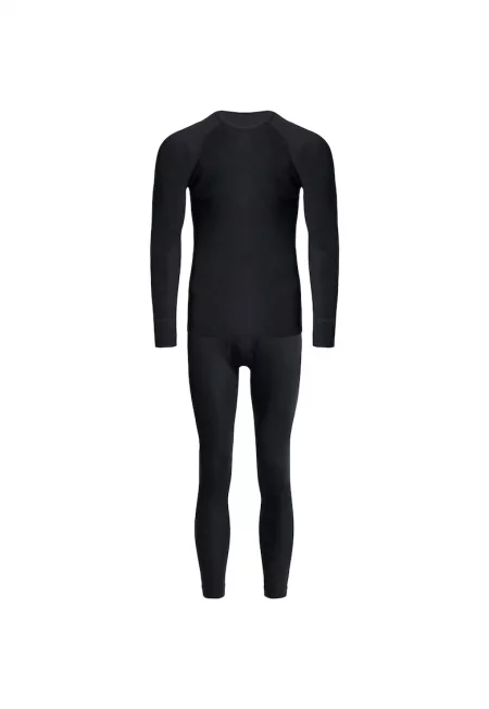 Мъжко термобельо -  Полиестер - Черно - Черен