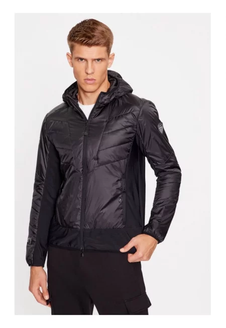 Мъжко яке -  76566 - черно - полиамид