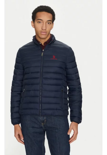 Мъжко яке - US Polo Assn. - 305230614 - Найлон - Син - Син