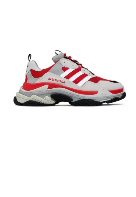 Обувки  x adidas originals Triple S - Сив | Червен