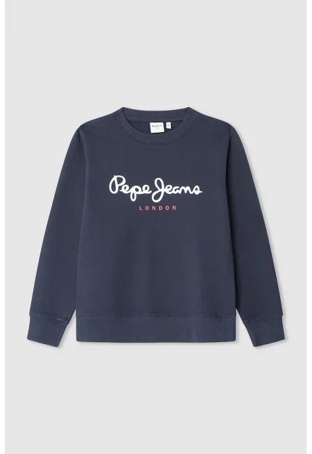 Памучен суитшърт с лого