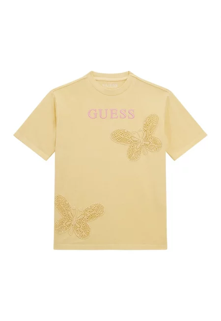 Памучна тениска с бродерии