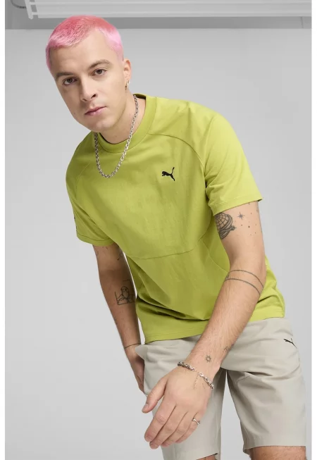 Памучна тениска с овално деколте