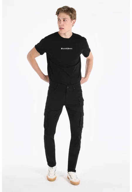 Панталон карго - Черен