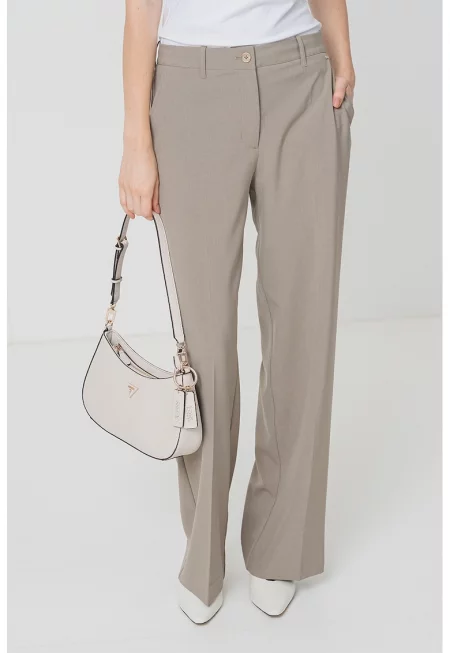 Прав официален панталон - Светло кафяво