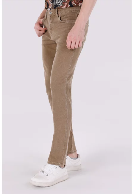 Прави дънки 044 Karl - Камел