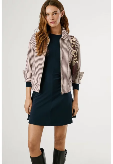 Разкроена рокля - Тъмносин