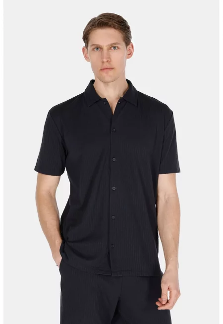 Риза с копчета и къси ръкави