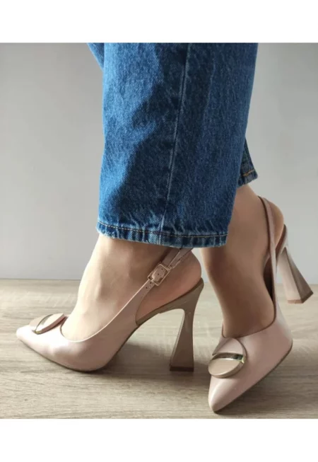 Сандали Дамски  11676-497-835 - Елегантни Розово нюд - Розово - Розово