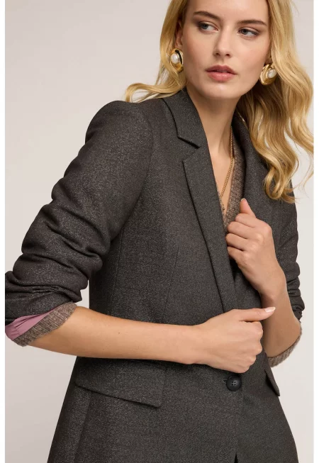 Семпло сако с джобове с капаче