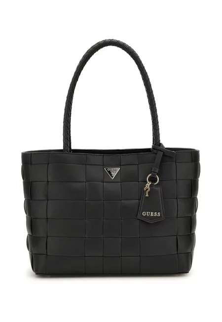 Шопинг чанта от еко кожа с аксесоар лого