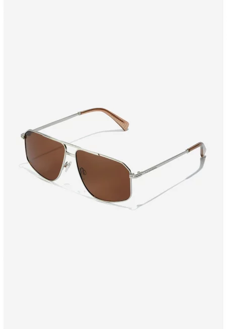 Слънчеви очила Aviator с метална рамка - Сребрист