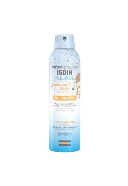 Слънцезащитен спрей  Pediactrics Wet Skin - SPF 50+ - Прозрачен - За деца - 250 мл