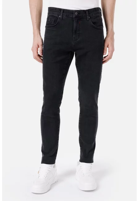 Слим дънки 041 Danny - Антрацитно сиво