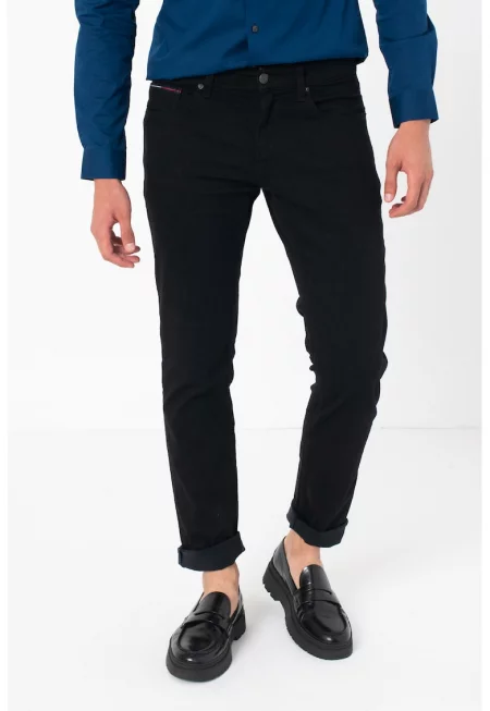 Слим дънки Scanton - Черен