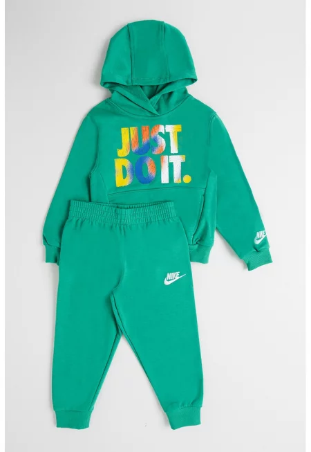 Спортен екип с лого и джоб кенгуру