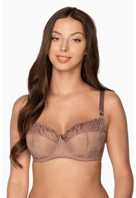 Сутиен с бродиран материал