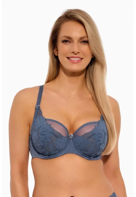 Сутиен с регулируеми презрамки и флорален десен