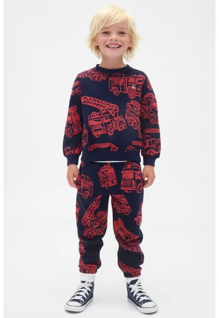 Свободен пуловер Firetruck