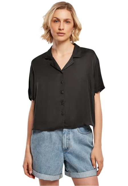 Свободна риза с къси ръкави