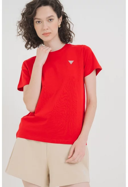 Тениска с овално деколте