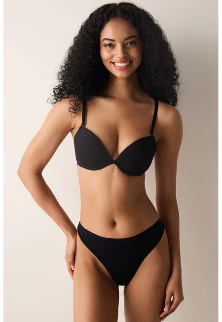 Триъгълен сутиен - Черен