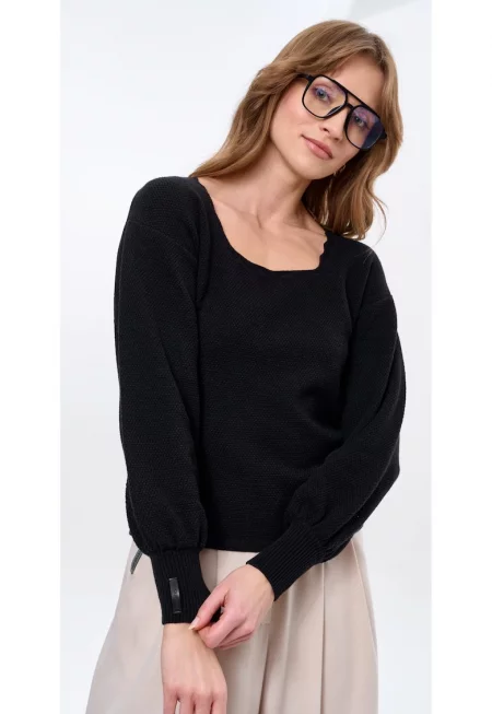Turan Square Neckline Sweater