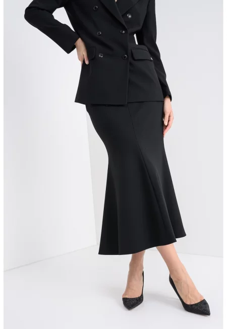 Веревна миди пола Relenda - Черен