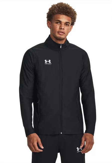 Вталено футболно яке Challenger - Бял/Черен