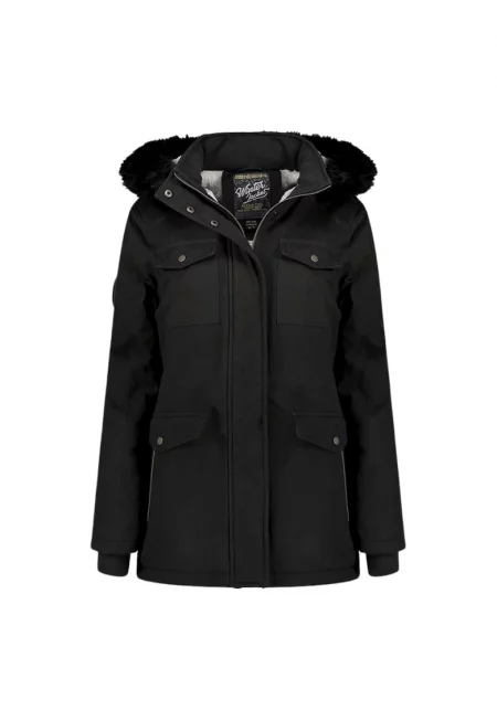 Яке за момиче -  полиестер - черно - 128 СМ