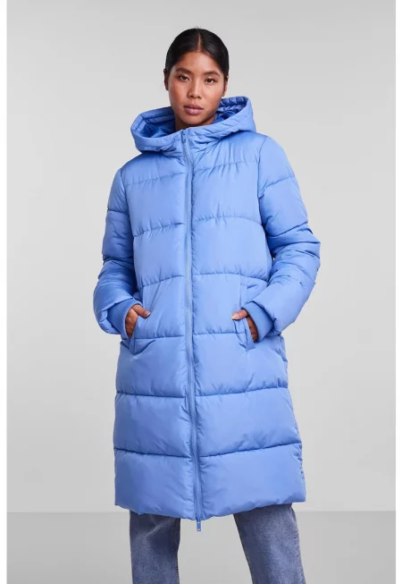 Зимно яке с качулка и джобове