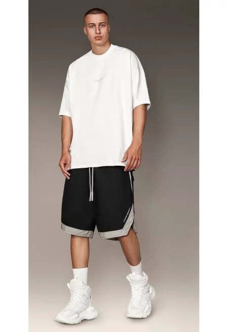 Бермуди Произведено от Society - B16516 - Черен/Сив