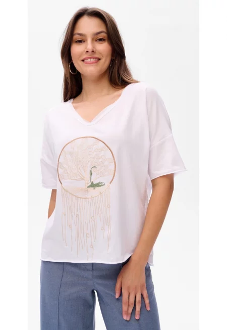 Блуза с бродерия Дървото на живота