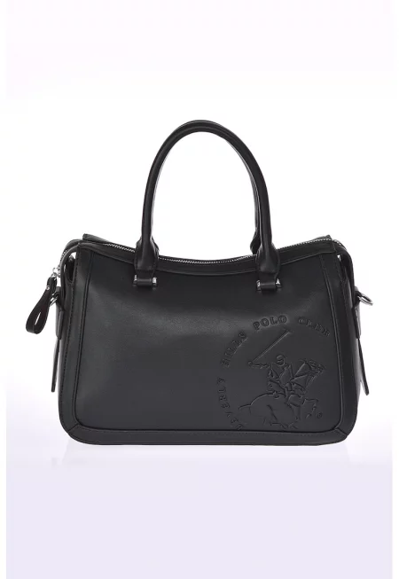 Чанта през рамо от еко кожа - Черен