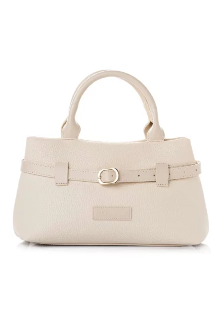 Чанта през рамо от еко кожа с декоративна презрамка