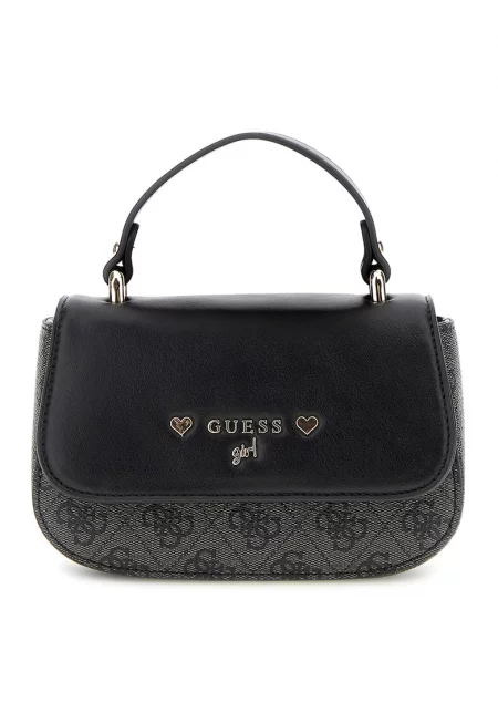 Чанта през рамо с капаче и лого