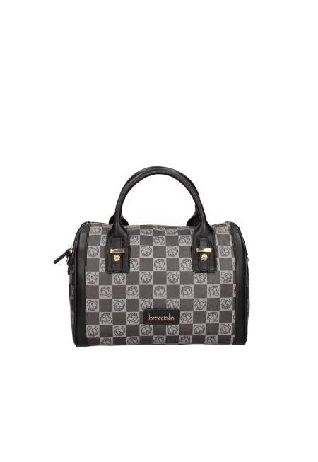 Чанта с десен и регулируема презрамка - Черен