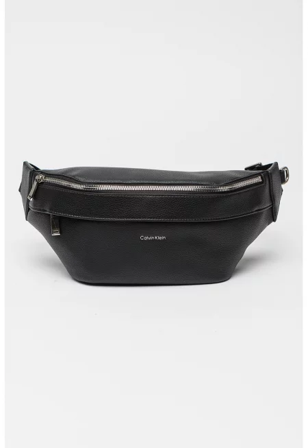 Чанта за кръста от еко кожа - Черен