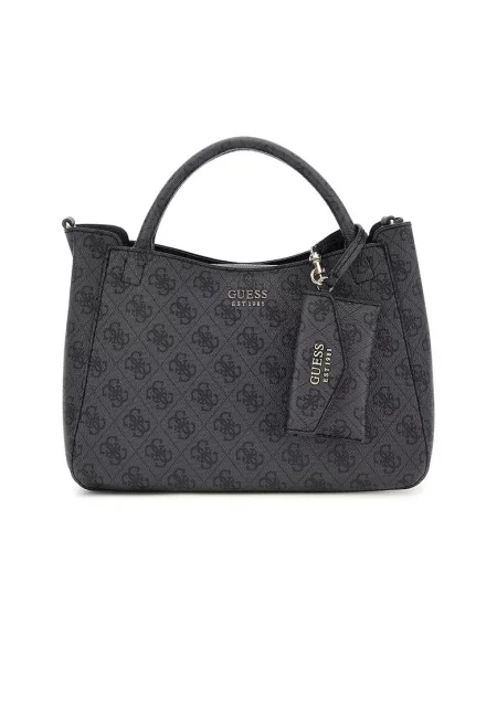 Чанта за рамо с монограм и отделящ се несесер