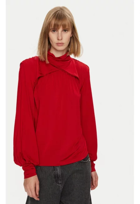 Дамска блуза -  304134937 - Вискоза - Черна