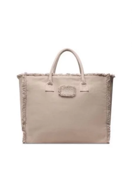 Дамска чанта  Carlina KBJ21 - текстилна - Бежов