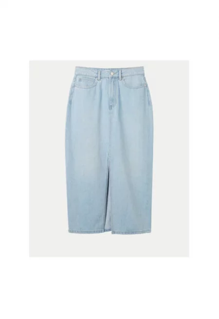 Дамска пола -  303524142 - Памук/Лиосел - M INTL - Син