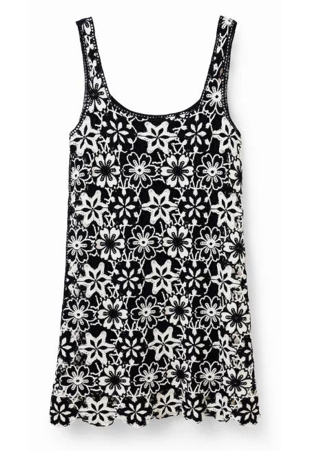 Дамска рокля -  302487394 - Памук - Черна - Черен