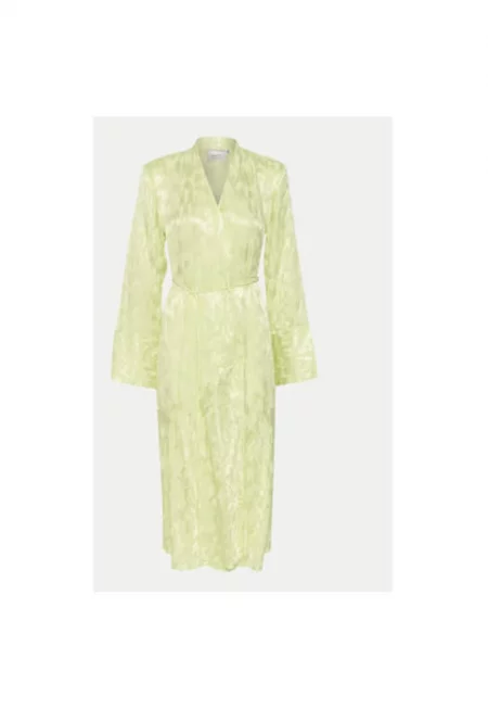 Дамска рокля -  303619800 - Вискоза - Жълт - Жълт