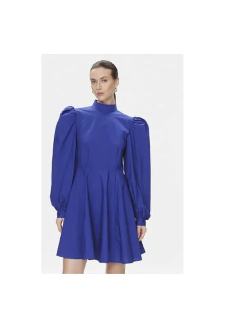 Дамска рокля - Изработка по поръчка - 303543044 - Памук - Син - Син